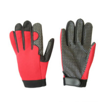 Micro Fiber Silicone Dots Palm Mechanic Work Glove